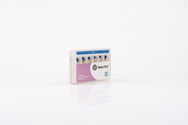 Штифты абсорбирующие бумажные Healtex набор PST60/2 Kit конусность 02, размер 60 - 200 шт.